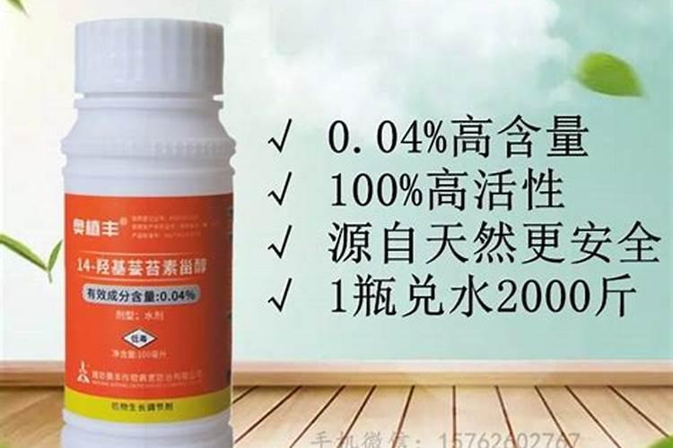 求助:芸苔素的使用方法