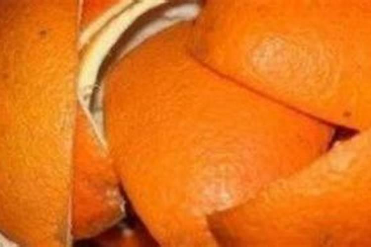 橙子皮如何做花肥