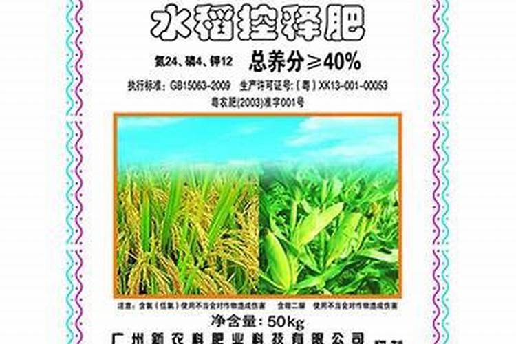 缓控释肥在水稻上的施用技术