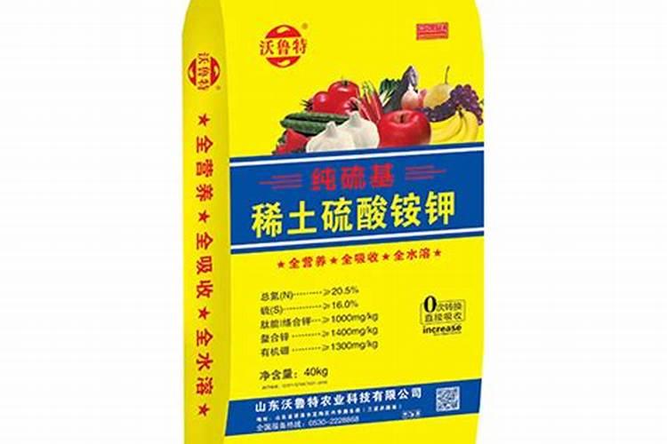 稀土硫酸铵可以喷施吗