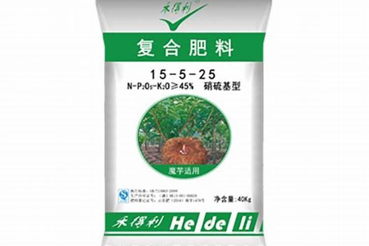 魔芋底肥可以用什么