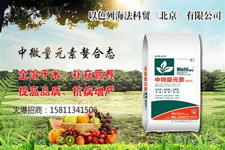 中量元素水溶肥料那个牌子
