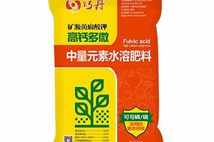 钾钙镁水溶肥的作用