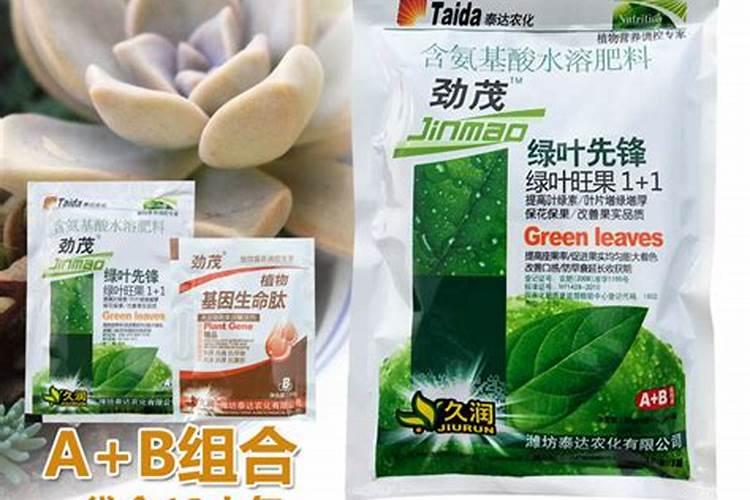 叶绿素叶面肥的作用与功效