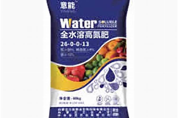 花生肥料可以用水溶纯硫氮肥吗