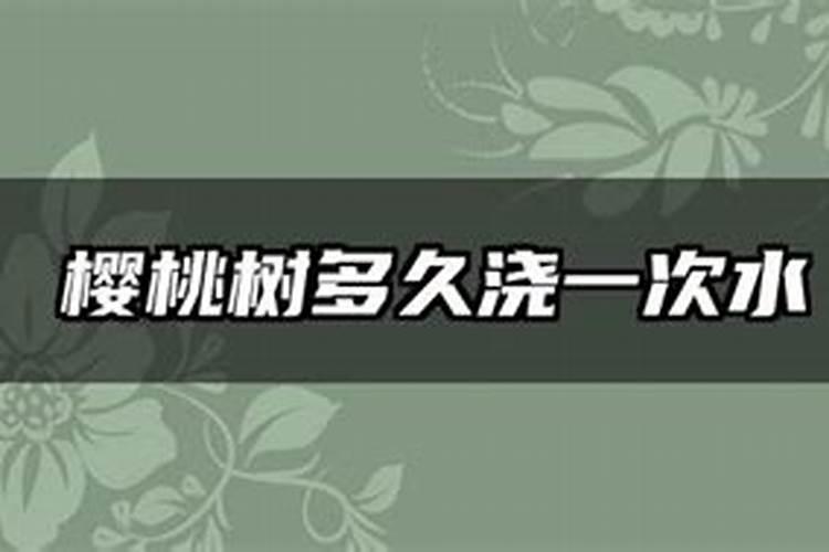 栽樱桃树需要施什么肥料