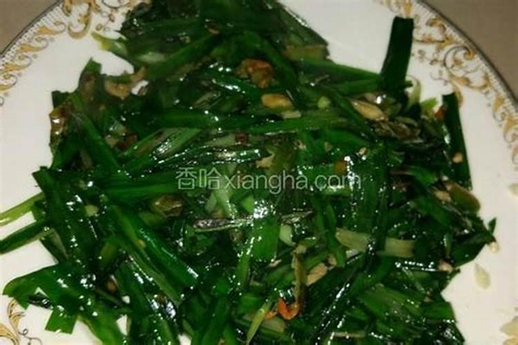 韭菜不爱长,整棵叶子都是弯的,叶片发黄