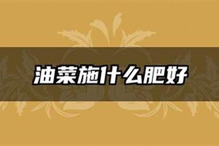 油菜开花期施什么肥