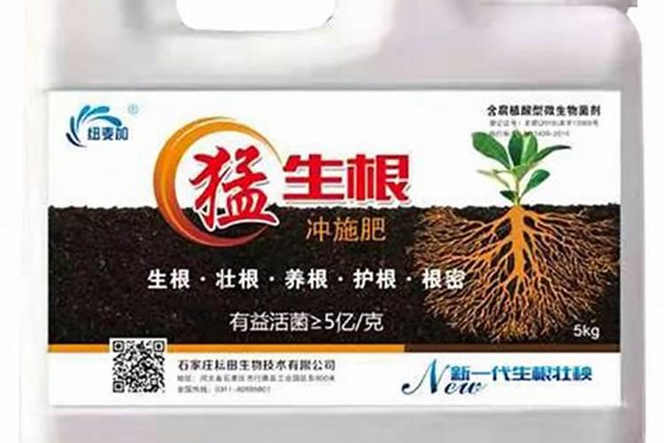 生根剂和冲施肥的区别