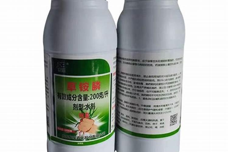 水溶肥能不能跟草铵膦混合打？