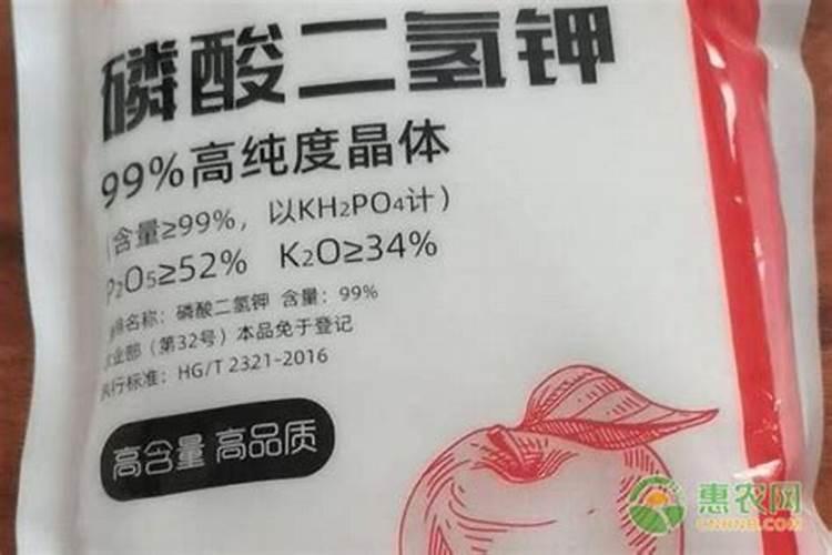 果树开花不结果用磷酸二氢钾？
