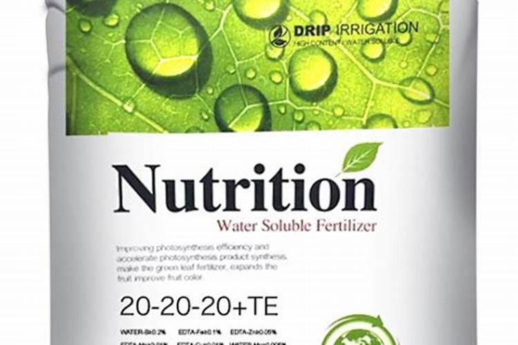 水溶肥中的氮肥主要是什么原料