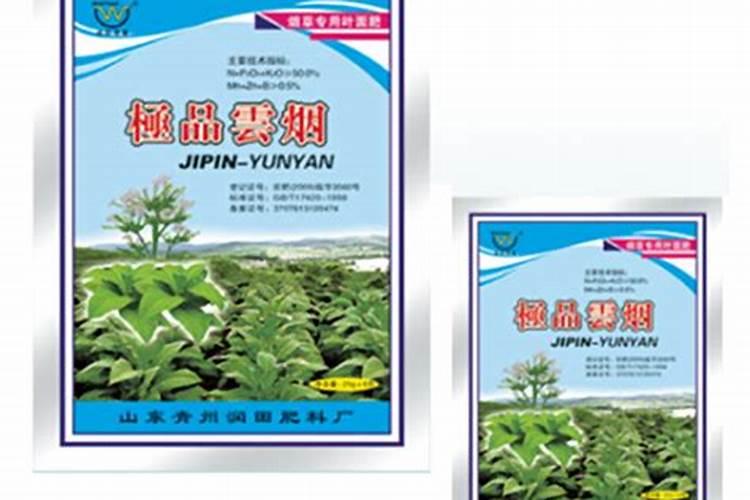 磷酸二氢钾与硫酸钾可一起在烟草上叶面施肥吗？