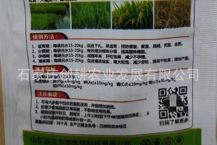 水稻粒肥用什么肥好