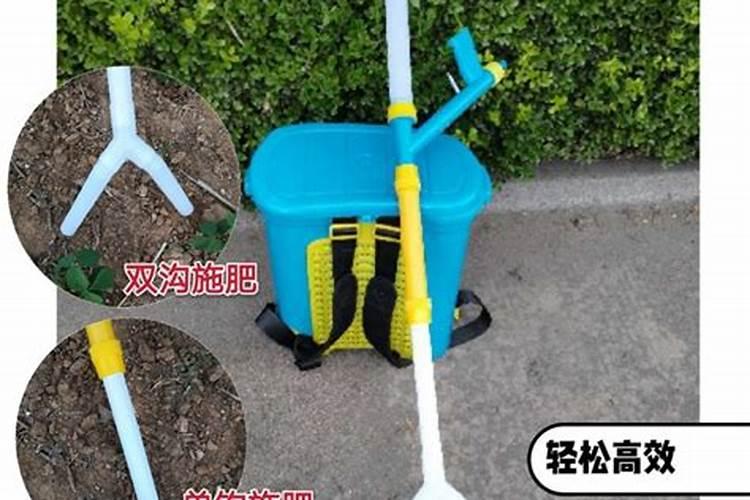 男子发明施肥不用弯腰的小妙招
