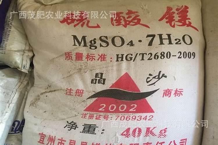 柚子树根外补充镁元素100斤水用几斤硫酸镁