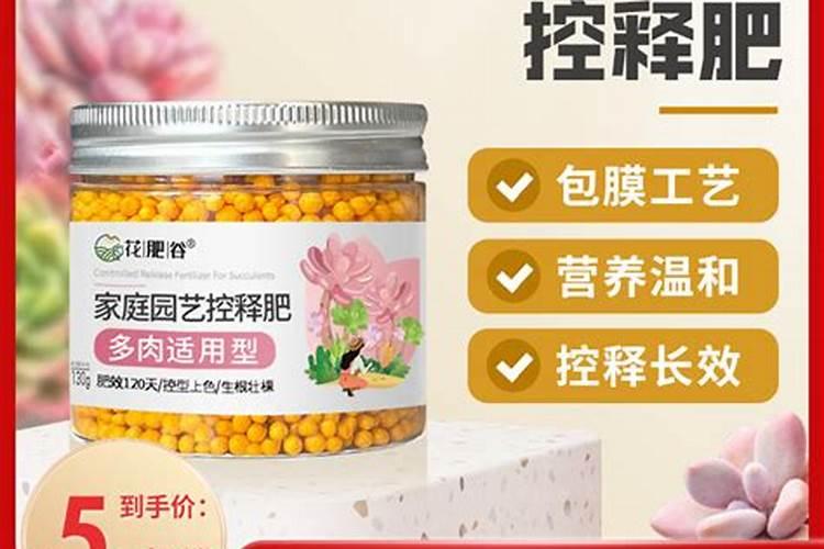 多肉植物要选择控释肥还是缓释肥