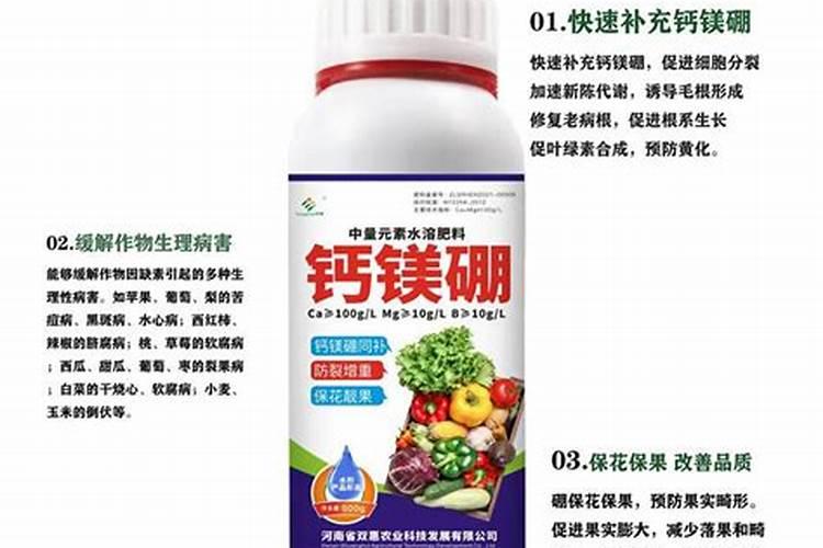 荔枝有黄豆大喷磷酸二氯钾和钙镁硼好吗？