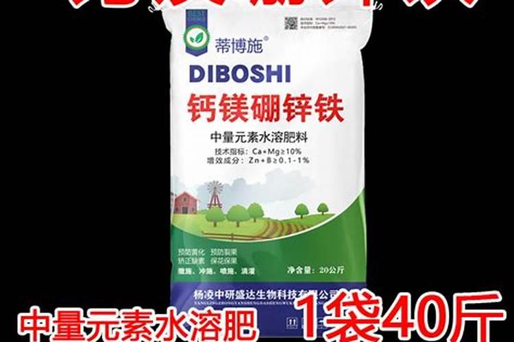 中量元素肥多久用一次