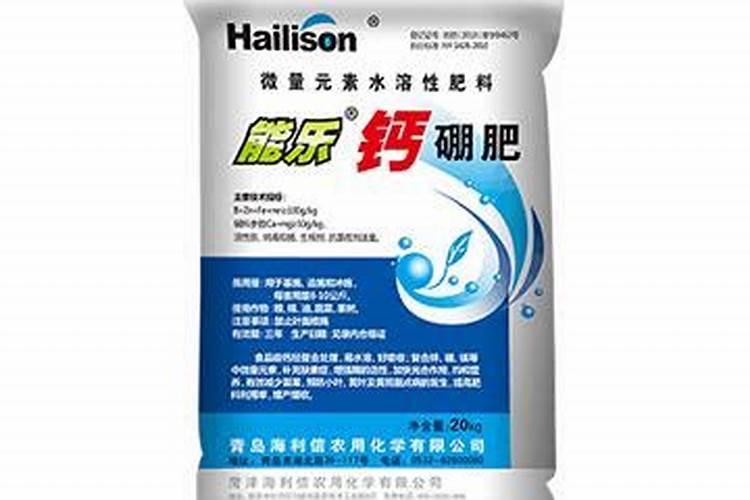 磷酸二氢钾跟钙肥 硼肥可以混用吗？