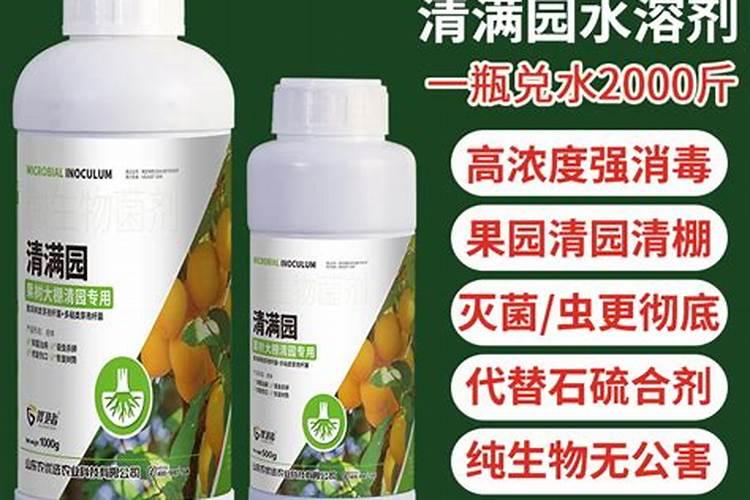 柑橘冬季清园用什么农药