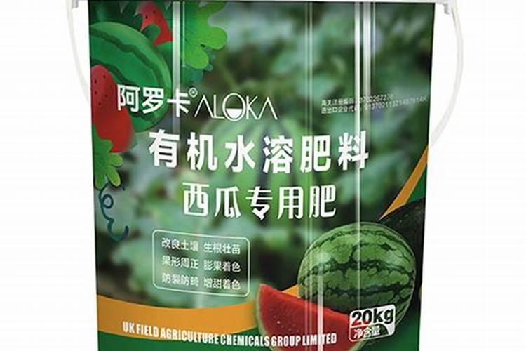 西瓜上可以用高钾的大量元素水溶肥吗？