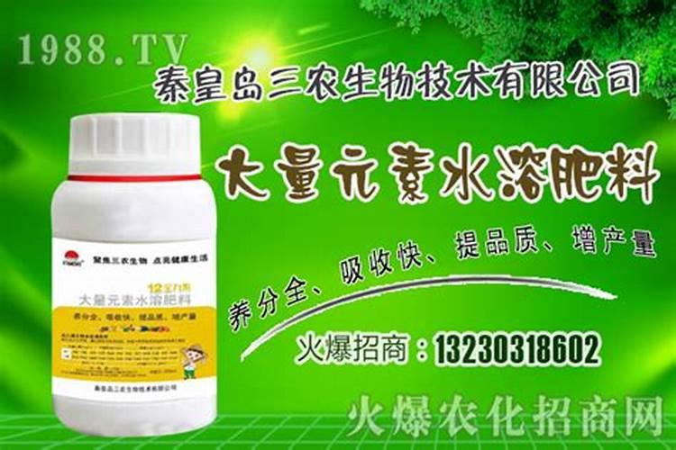 有机水溶肥是什么肥料