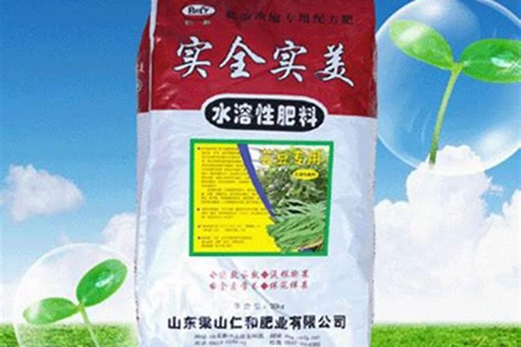 芸豆适合冲施什么元素的肥料