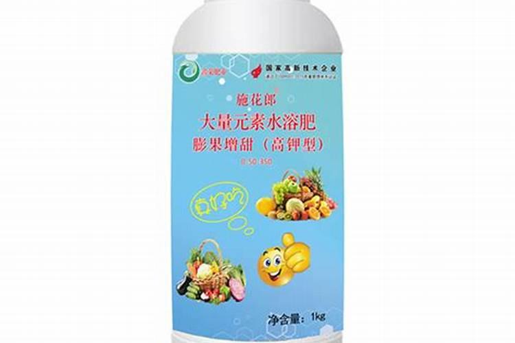 花芽分化用什么叶面肥