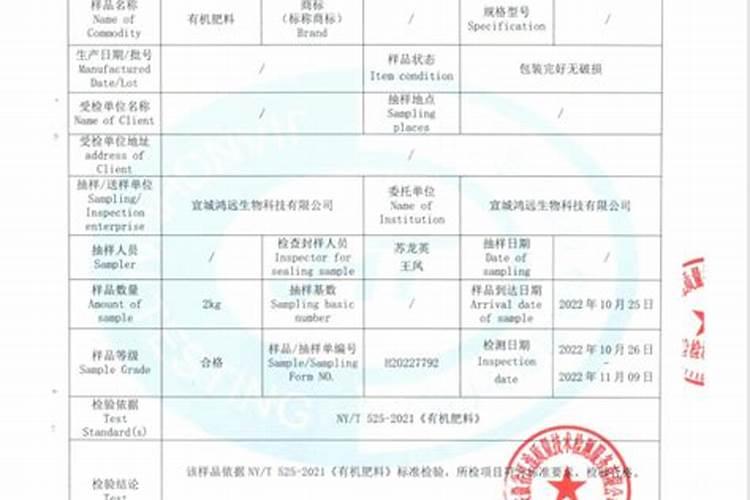 水溶肥检测项目和标准有哪些？