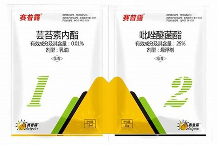 吡唑醚菌酯、苯醚甲环唑、三唑酮、己唑醇、芸苔素能一起打吗？