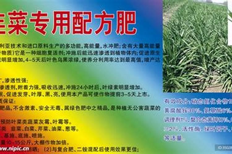 韭菜施肥用什么肥料