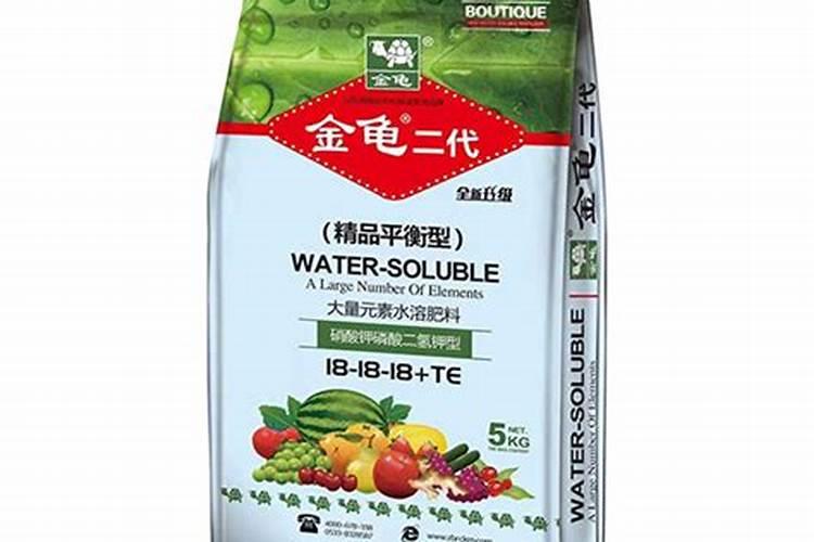 金龟二代水溶肥一次施用为什么能一箱
