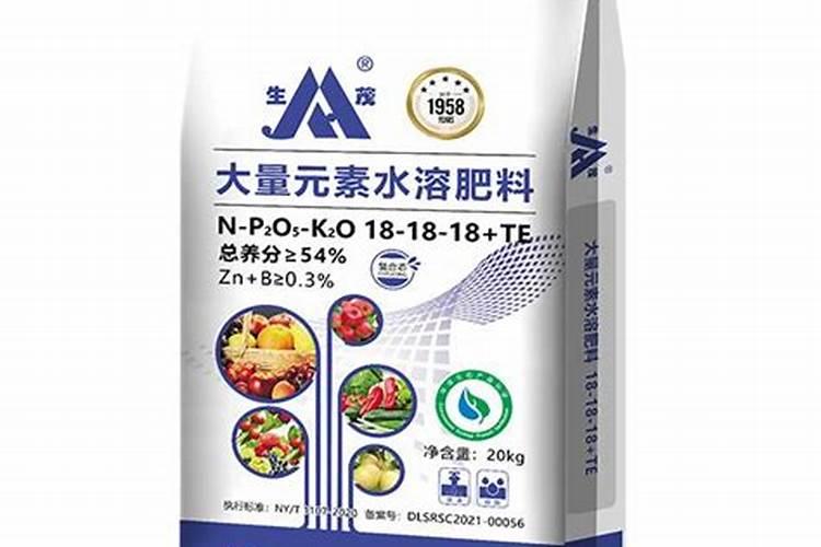 大量元素水溶肥的正确使用方法