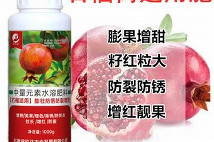 石榴浇什么肥料合适