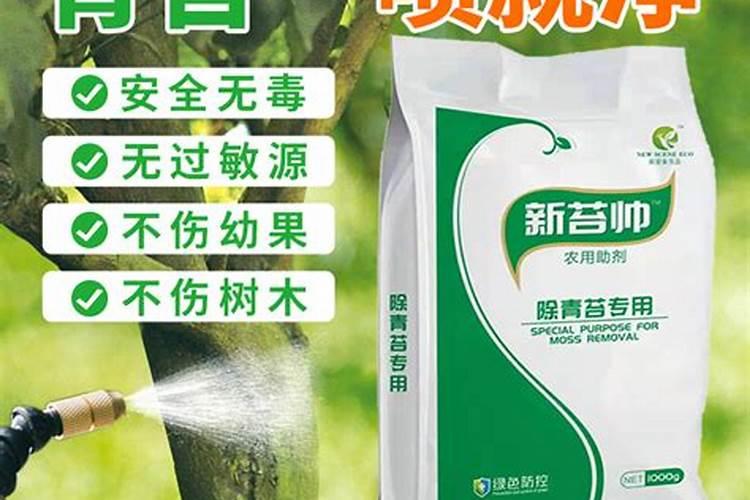 青苔可以施肥和打农药吗