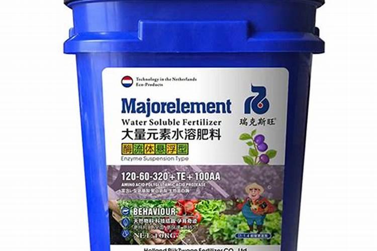 大量元素水溶肥的作用与功效