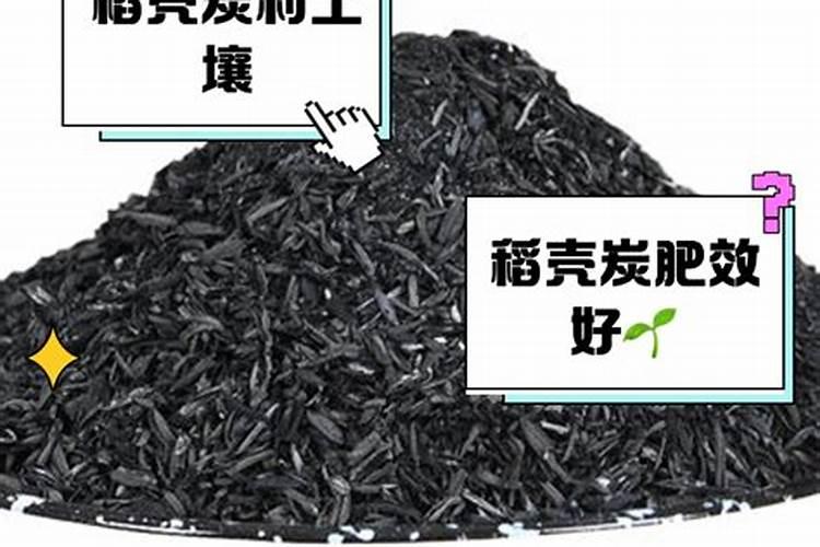 稻壳炭对植物的作用