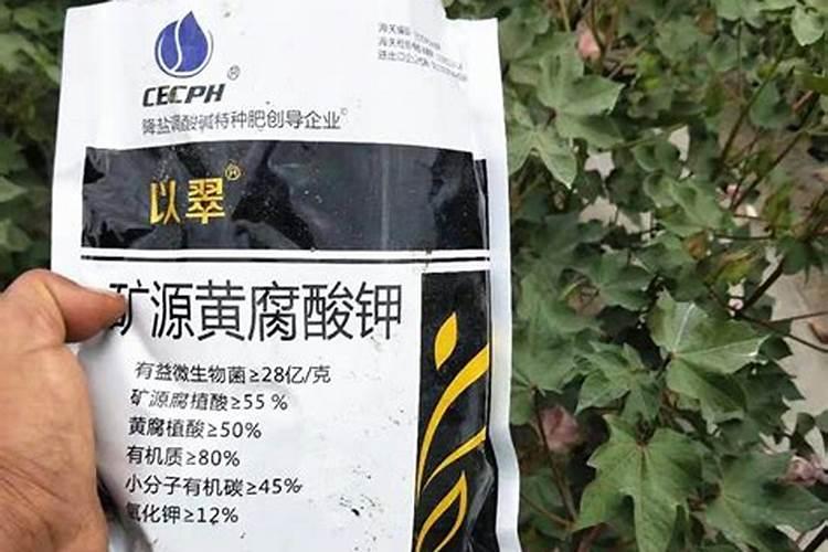 矿源黄腐酸钾ph值811和911哪个好
