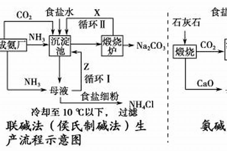 联合制碱法的主要原料