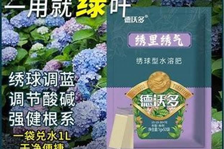 绣球调蓝剂怎么用