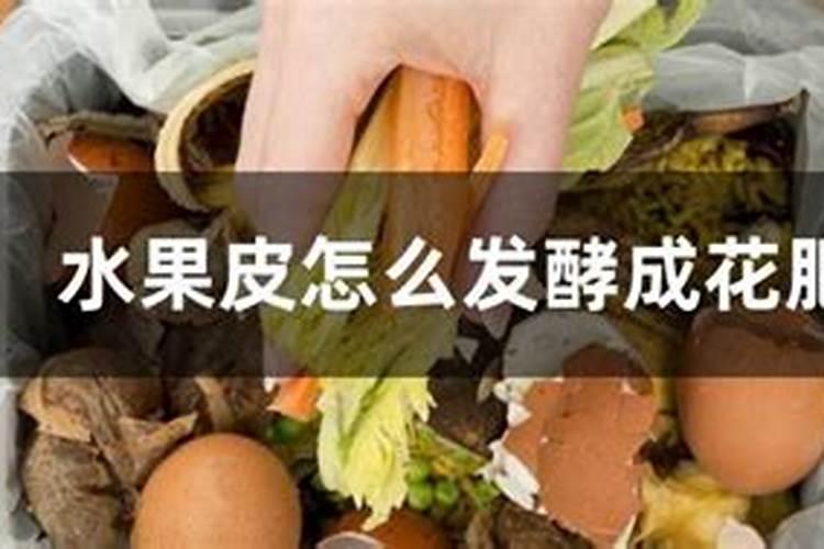 自制酵素发酵肥料的做法