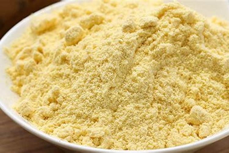 请教把黄豆粉碎是否养花用？