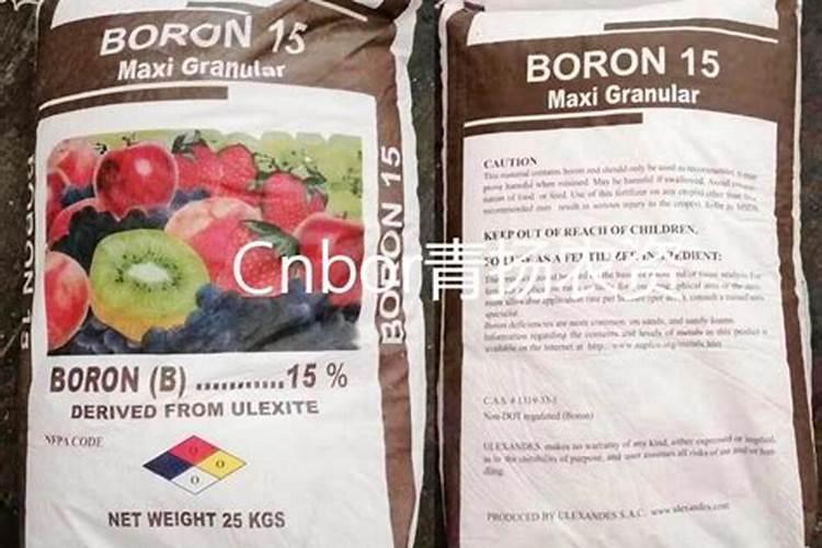 颗粒硼肥属于什么肥料类型的？
