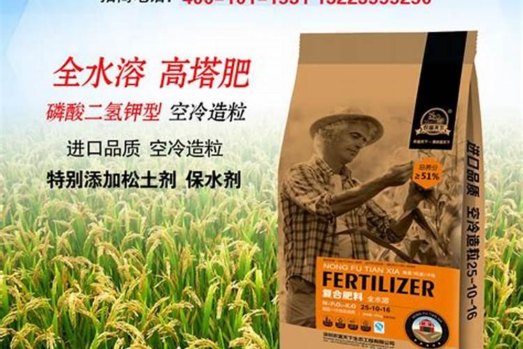 水稻什么时候适合追复合肥？