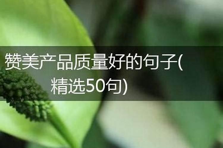 产品质量好的句子精选64句