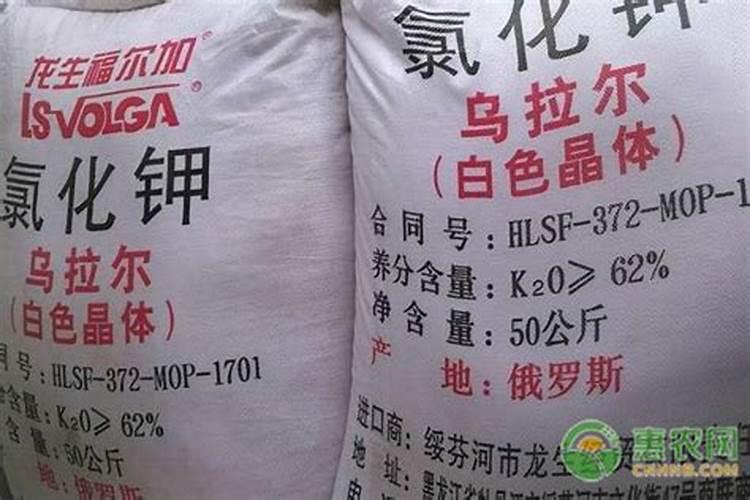 可溶于水的钾肥有什么种类的？