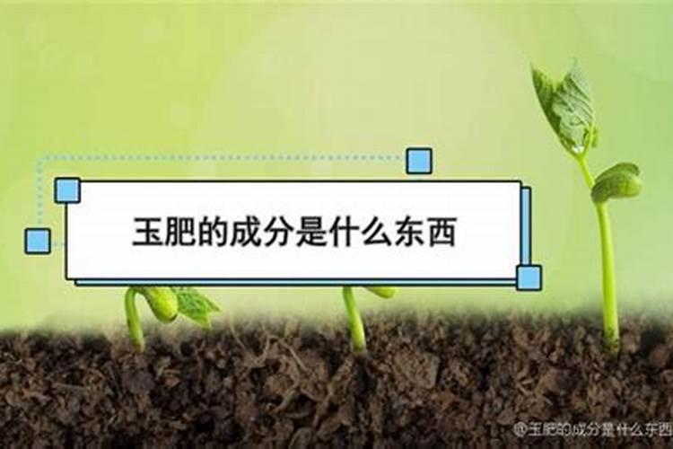 玉肥的成分是什么东西？