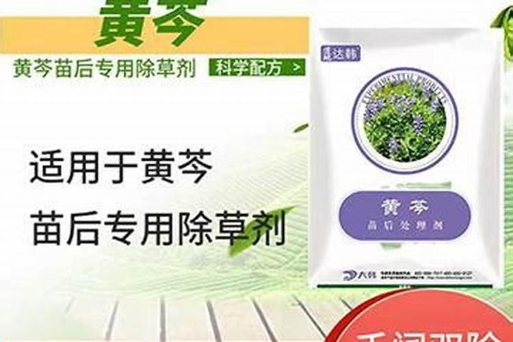 黄芩用什么除草剂？