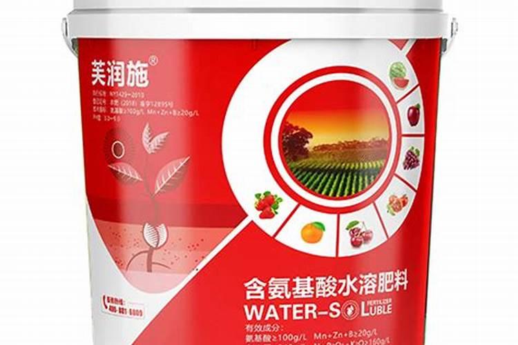 含氨基酸水溶肥料中国红的作用